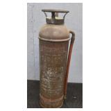 Vintage Copper Fire Extinguisher