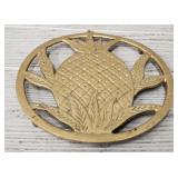Brass Pineapple Trivet