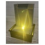 Brookstone LED Zen Waterfall Fountain