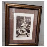 Babe Ruth The Sultan of Swat Photo Framed