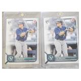 (2) Cal Raleigh Bowman Rookie Cards