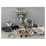 Assortment of Star Wars Collectible Toys