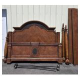 Solid Wood California King Bed Frame