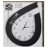 Teardrop Shaped Wall Clock
