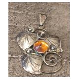 Vintage Sterling Silver Pendant