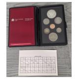 1982 Silver Dollar Royal Canadian Mint Proof Set