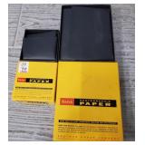(2) Vintage Kodak Photographic Paper