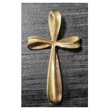 14K Solid Gold Cross Pendant