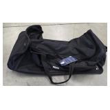 Dejuna Black Travel Duffle w/ Wheels