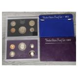 1971 & 1987 U.S. Proof Sets