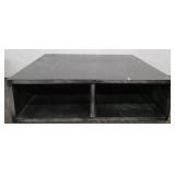 Black Coated Cubby Shelf