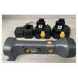 McCulloch Flashlight w/ Battery Packs&Charger