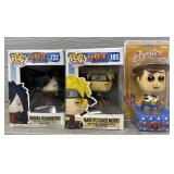 (2) Funko Pop Anime & (1) Funko Popsies Woody