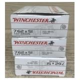 (60) Rounds of Winchester 7.62x51 Ammo