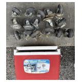 Cooler w/ 16 Casters and More Hardware