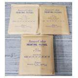 (3) Ansco Color Printing Filters