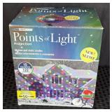 Points of Light Projection Outdoor Lighting System