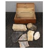 Assorted Rocks w/ Lane Box