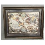 Vintage World Map Picture