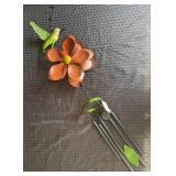 Large Metal Hummingbird Wind Spinner Chime