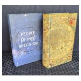 (2) Book Style Jewelry Boxes