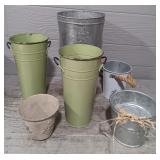 Variety of Metal Buckets
