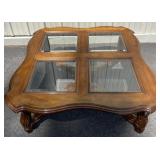 Drexel Heritage Glass Paneled Center/Coffee Table
