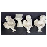 Cherub Ceramic Statues