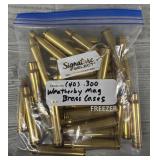 (40) .300 Weatherby Mag Brass Cases