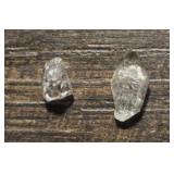 (2) Rough Diamond Herkimer Stones #2