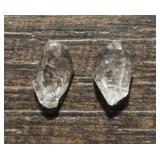 (2) Rough Diamond Herkimer Stones #1