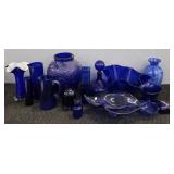 Large Assortment of Kobalt Blue Dishes