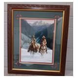 Signed Print In Frame