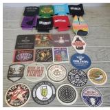 (7) Drink Cozzies & (18) Collector Coasters