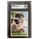 1966 Topps Brooks Robinson Graded 7 Card
