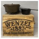 (2) Wenzel 1887 Dutch Oven & Lodge Deep Fat Fryer
