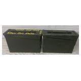 (2) Small Latching Ammo Crates