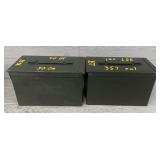 (2) Large Latching Ammo Crates