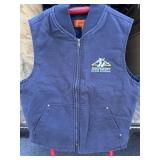 Corner Stone Blue Canvas Vest