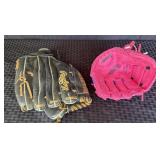 (2) Baseball Gloves