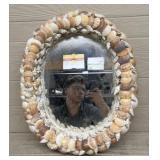 Oval Handmade Sea Shell Mirror