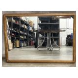 Old Oak Framed 41'x28' Heavy Wall Mirror
