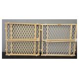 (2) Adjustable Baby Gates