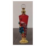 Glass Peacock Perfume Bottle