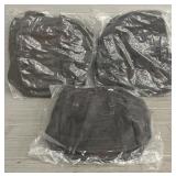(3) Leather Backpacks