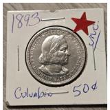 1893 U.S. Columbian Half Dollar