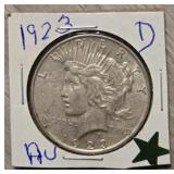 1923-D Peace Dollar