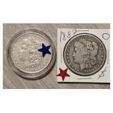 1883-P & 1887-O Morgan Dollars