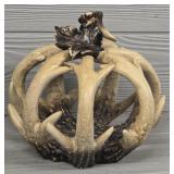 Pumpkin Style Antler Decor