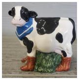 Ceramic Country Dairy Cow Bank